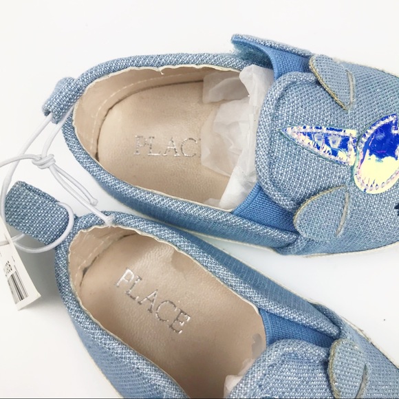 The Children's Place Baby Blue Unicorn Booties - Picture 5 of 7